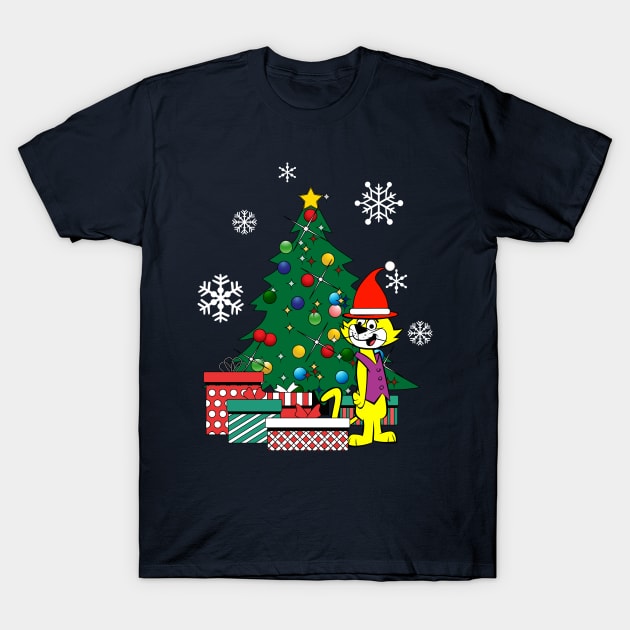 Top Cat Around The Christmas Tree T-Shirt by Nova5